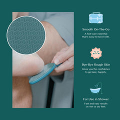 Bare August foot spa in shower aids quick, easy skin renewal.