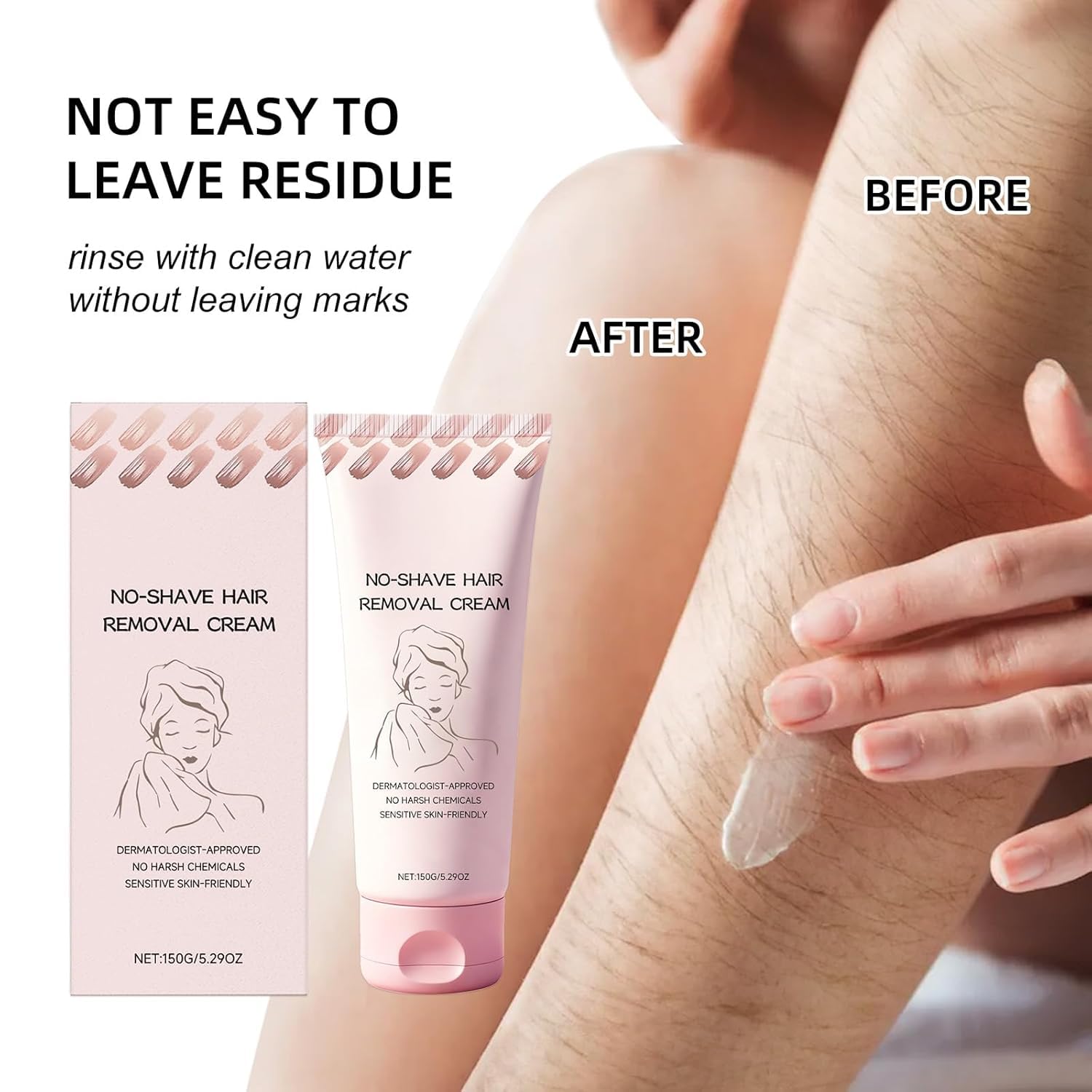 Bare Basic No Shave Cream aftercare emphasizes moisturized, protected skin