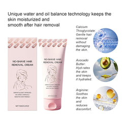 Bare Basic No Shave Cream pump bottle showing convenient application