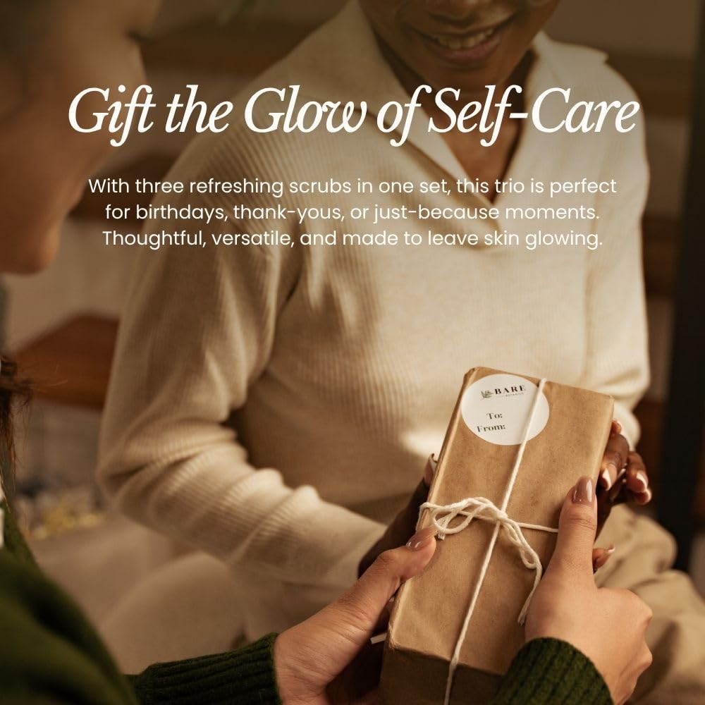 Bare Botanics gift-ready packaging communicates premium, thoughtful present for self-care lovers