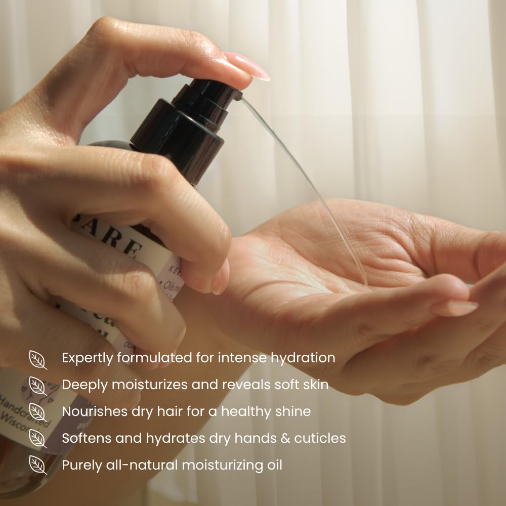 BARE BOTANICS moisturizing-unscented-body-oil glow after overnight use