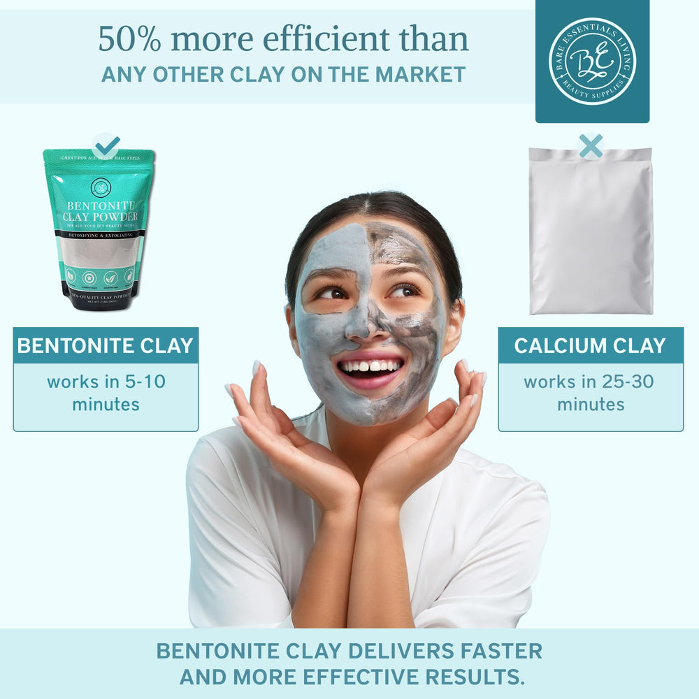Bare Essentials Living Bentonite Clay Powder for seed bombs used in organic gardening.