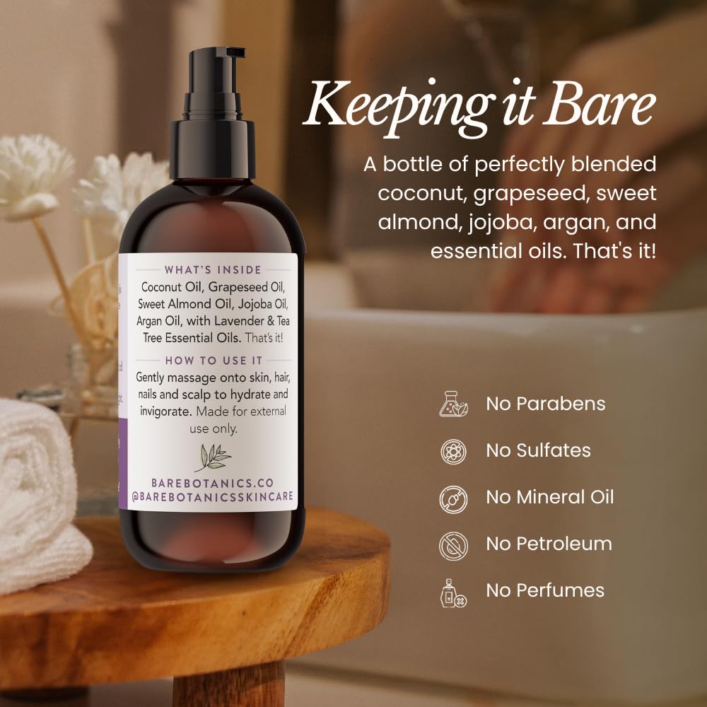 BARE BOTANICS vegan-crueltyfree-symbol signals ethical skincare choice.