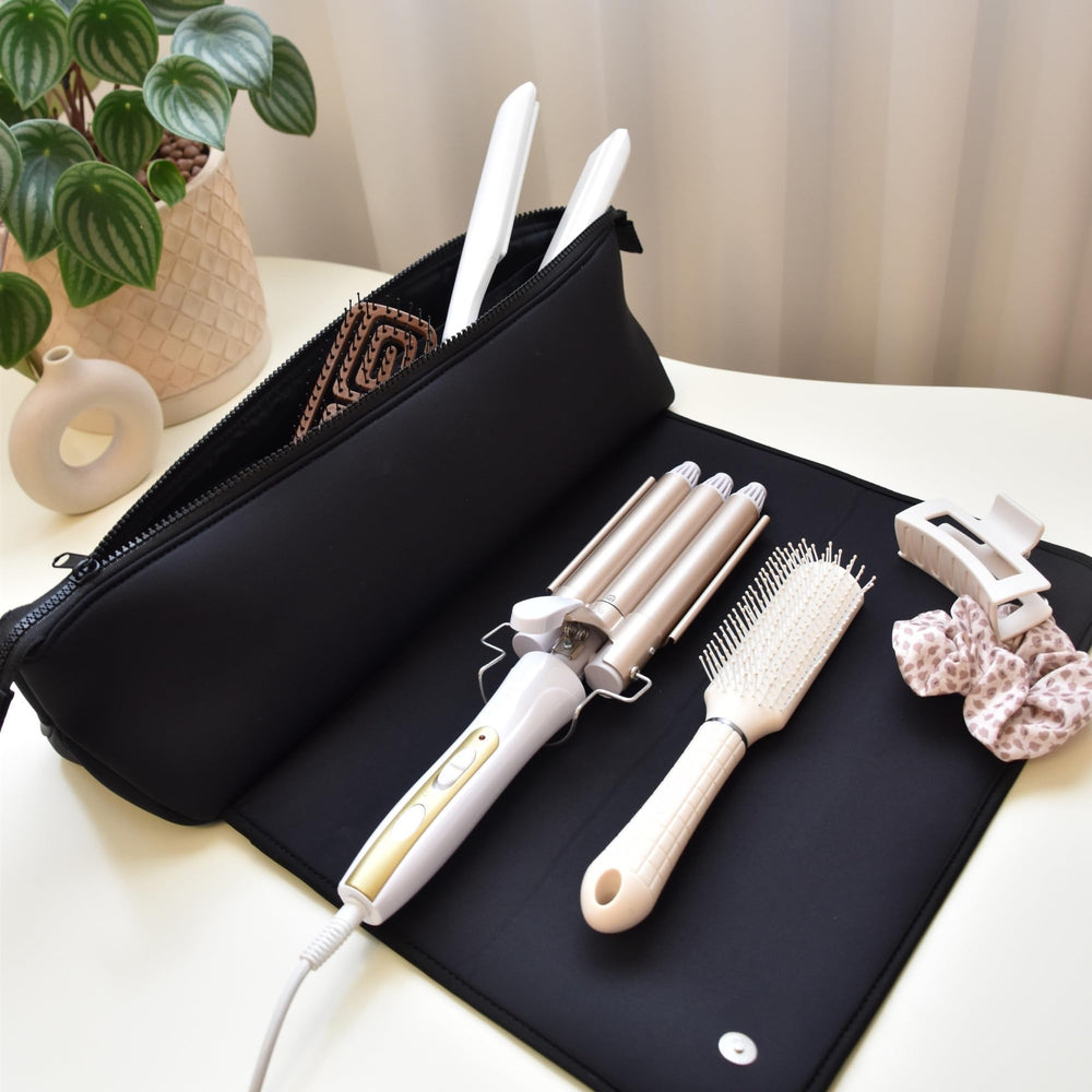Barefoot Caribou compatibility accommodates flat irons and curling wands