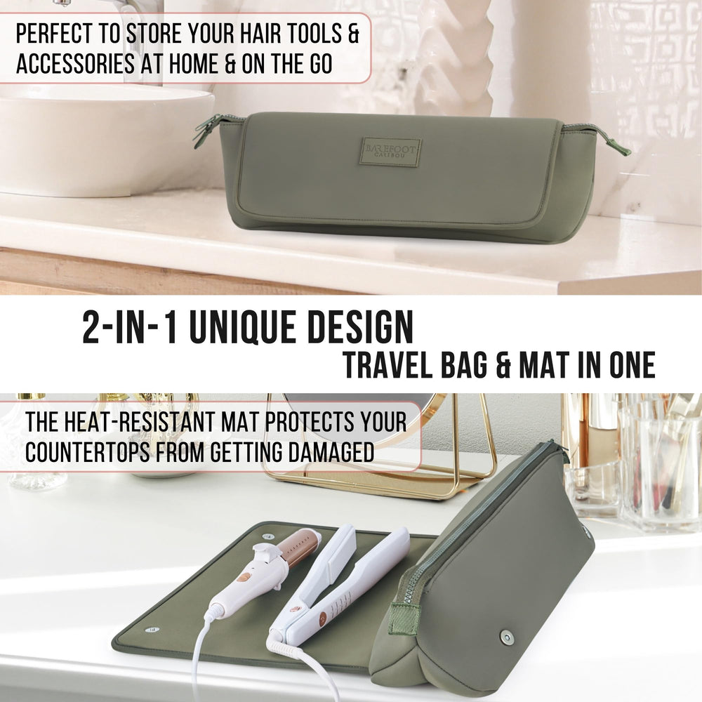 Barefoot Caribou bag interior pockets organized with clips and accessories