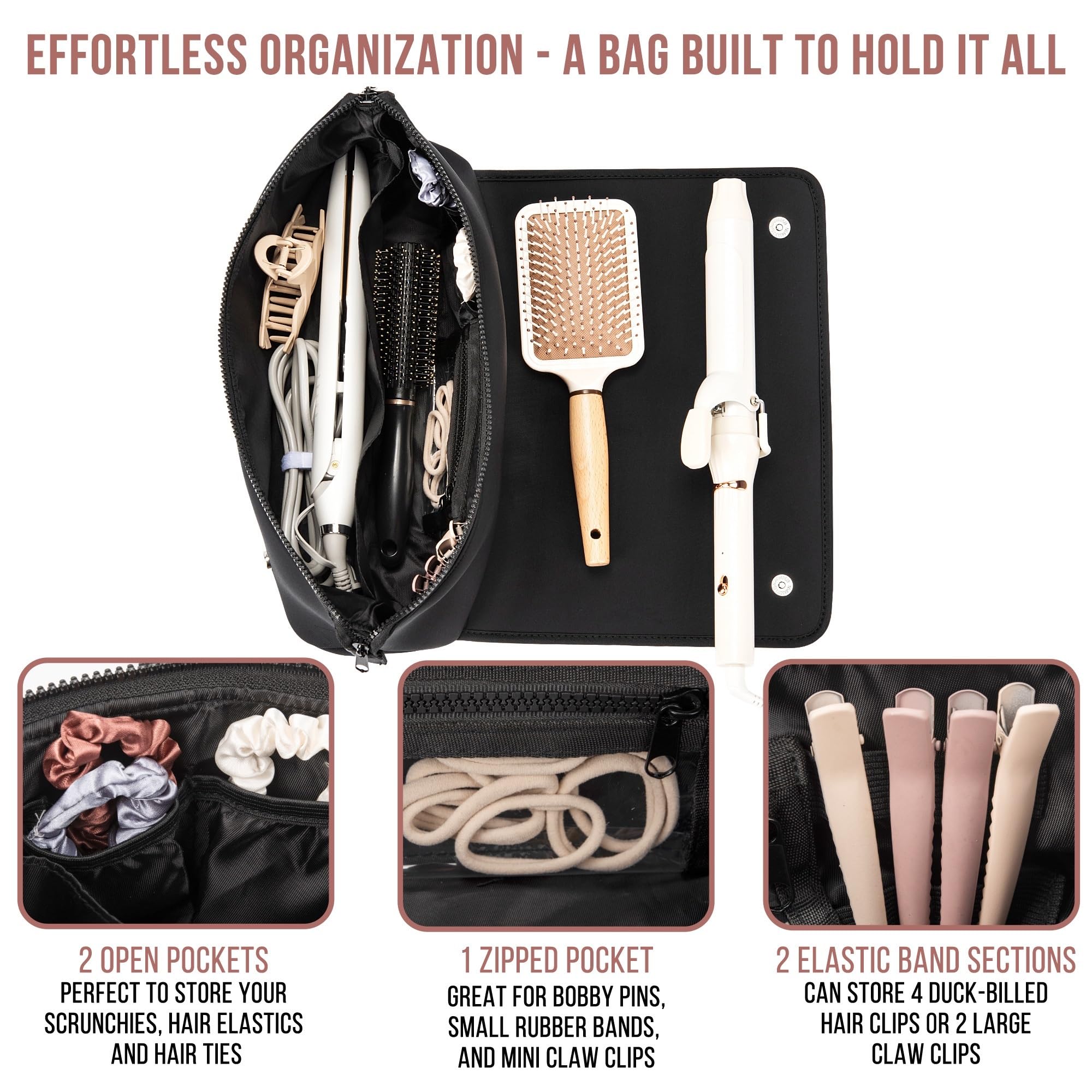 Barefoot Caribou on-the-go setup supports styling routines away from home