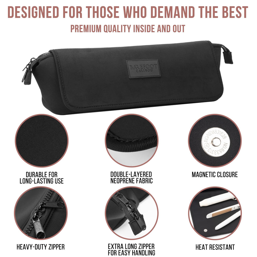 Barefoot Caribou compact bag fits in luggage for daily use