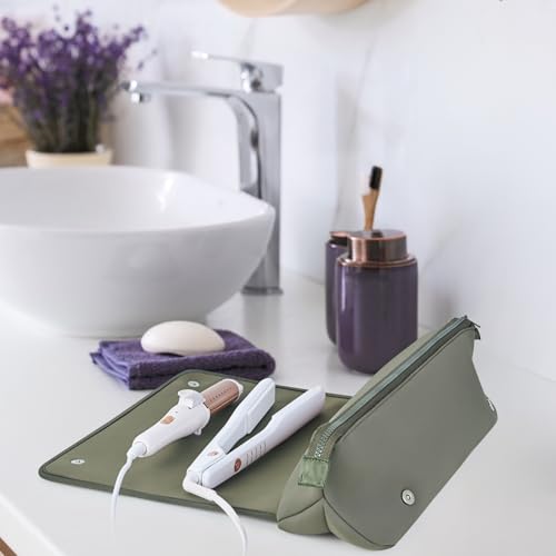 Barefoot Caribou olive bag travels light for on-the-go styling