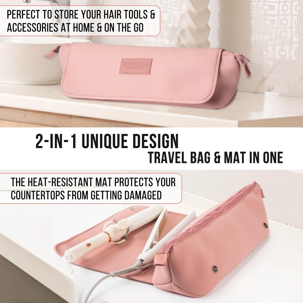 Barefoot Caribou magnetic closure keeps the case securely closed during transit.