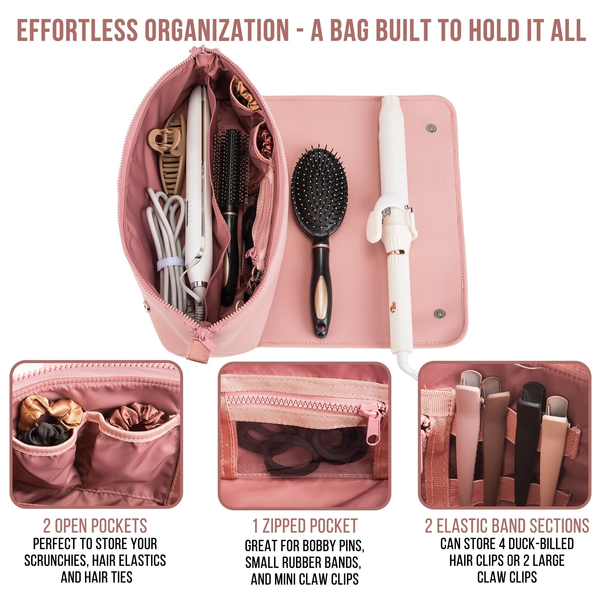 Barefoot Caribou spacious 15.5 by 5 by 5 inch dimensions fit multiple tools.