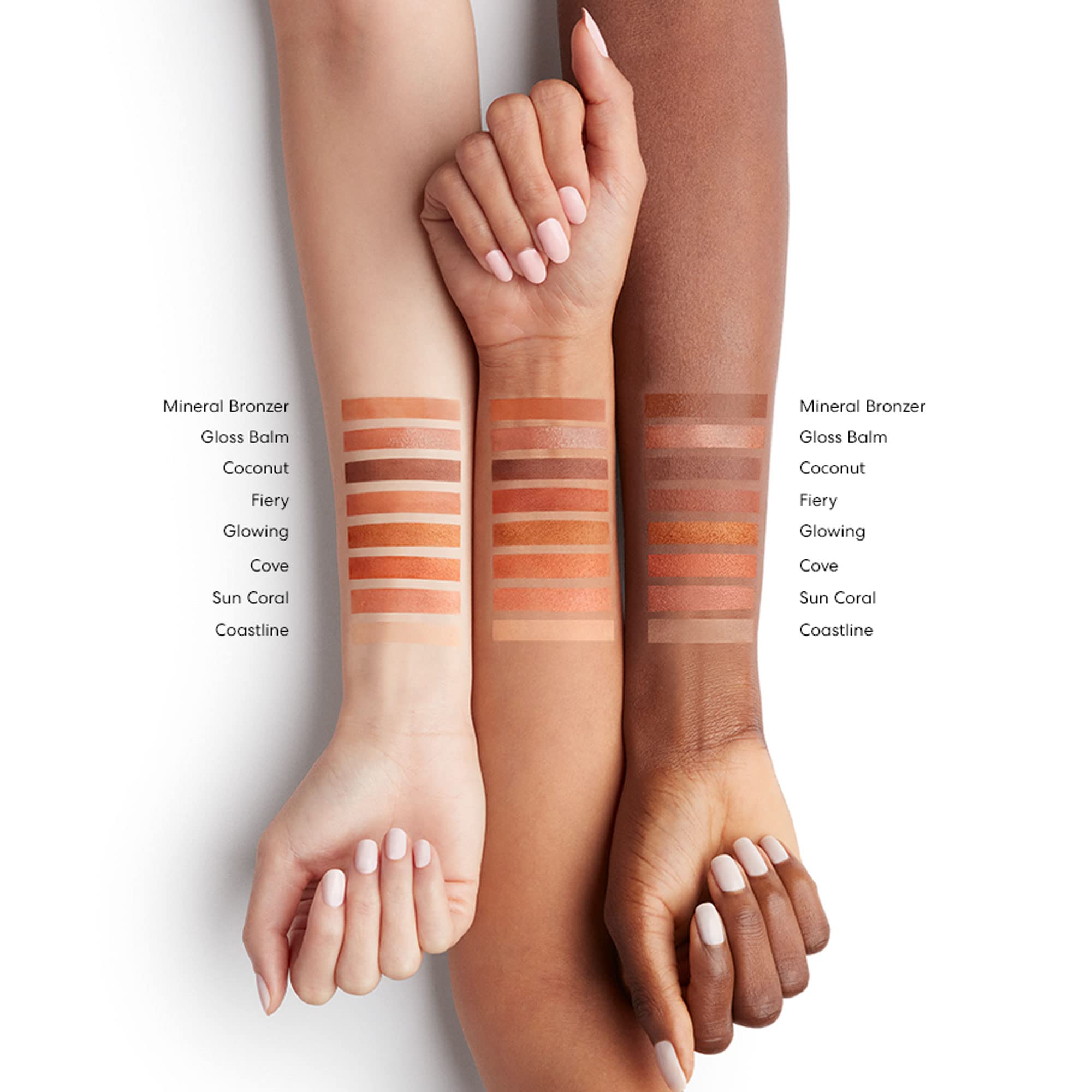 BareMinerals All-Over Face Color Bronzer Warmth creates natural glow and dimensional warmth.