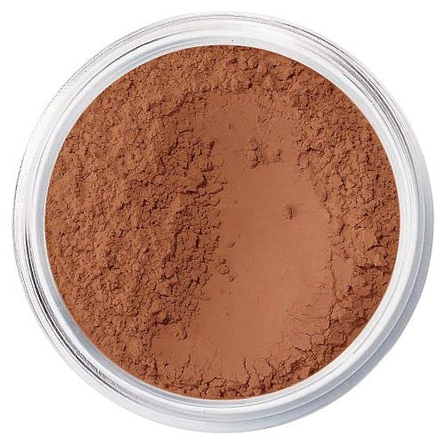 BareMinerals All-Over Face Color Bronzer Warmth swatches show universal shade on diverse tones.