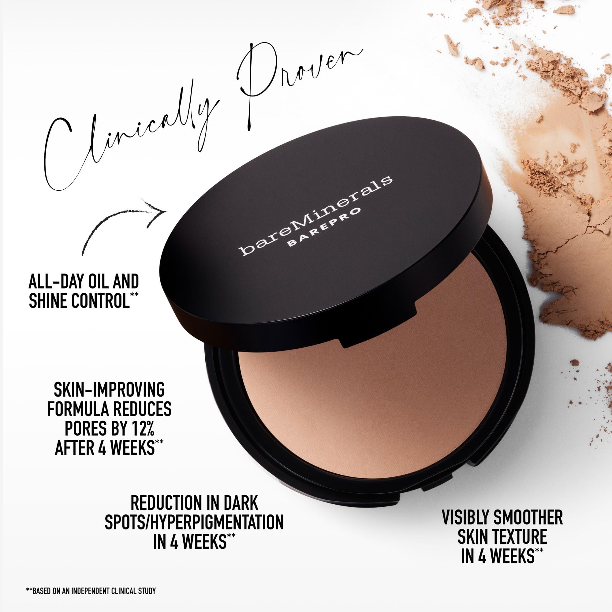 Barepro application sponge included for on-the-go blending