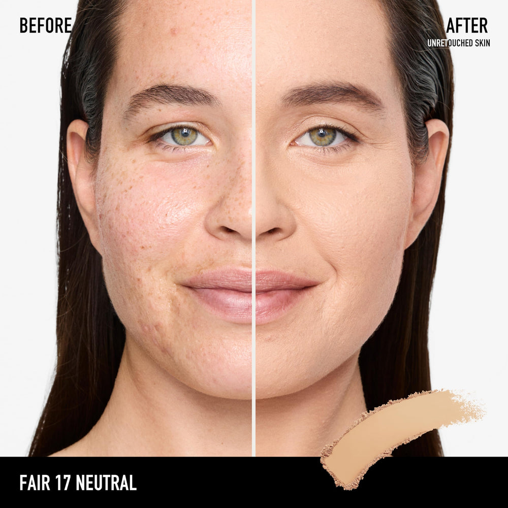 Barepro coverage swatch fair17 neutral shows natural-looking full coverage