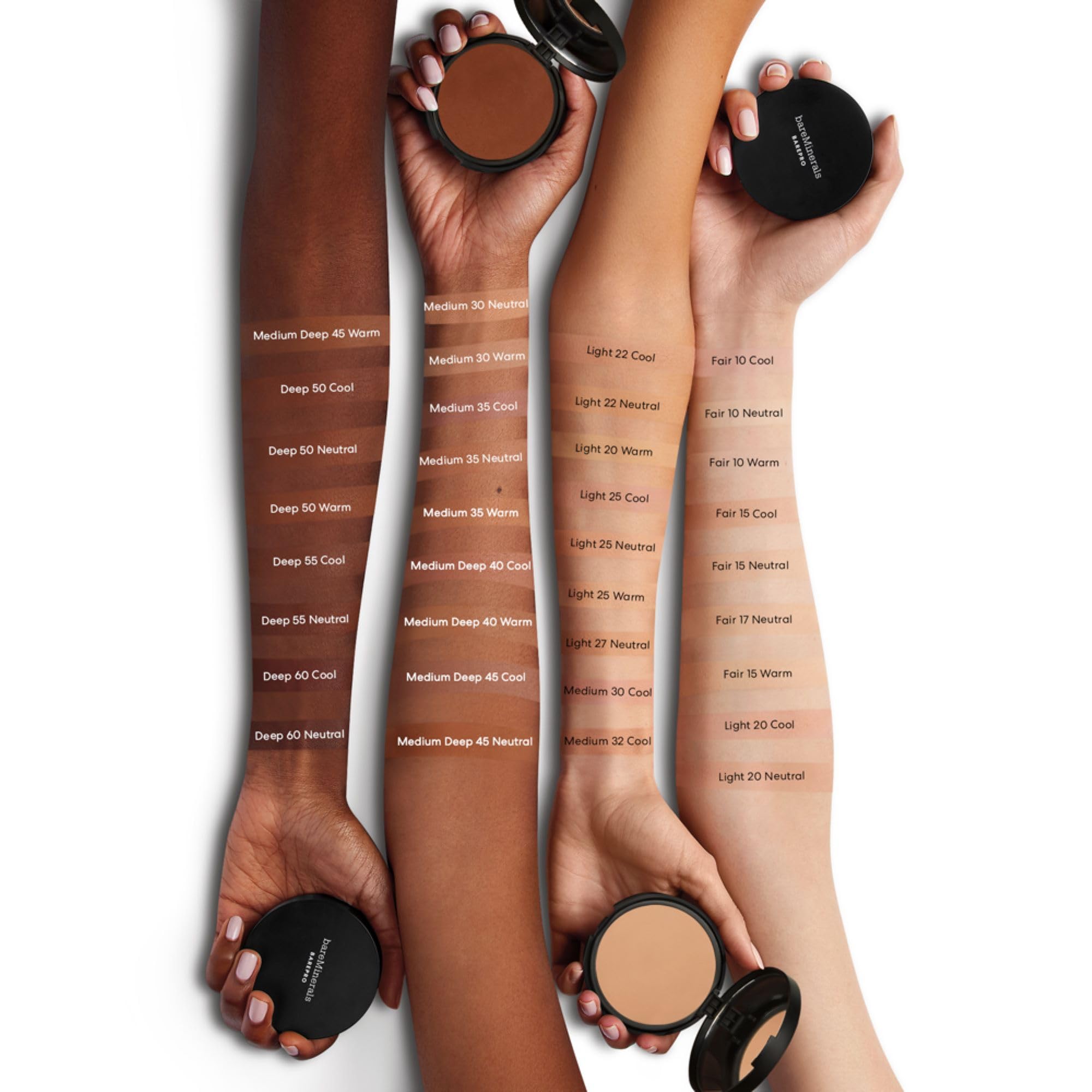 Barepro transfer-proof compact stays put during daily activities