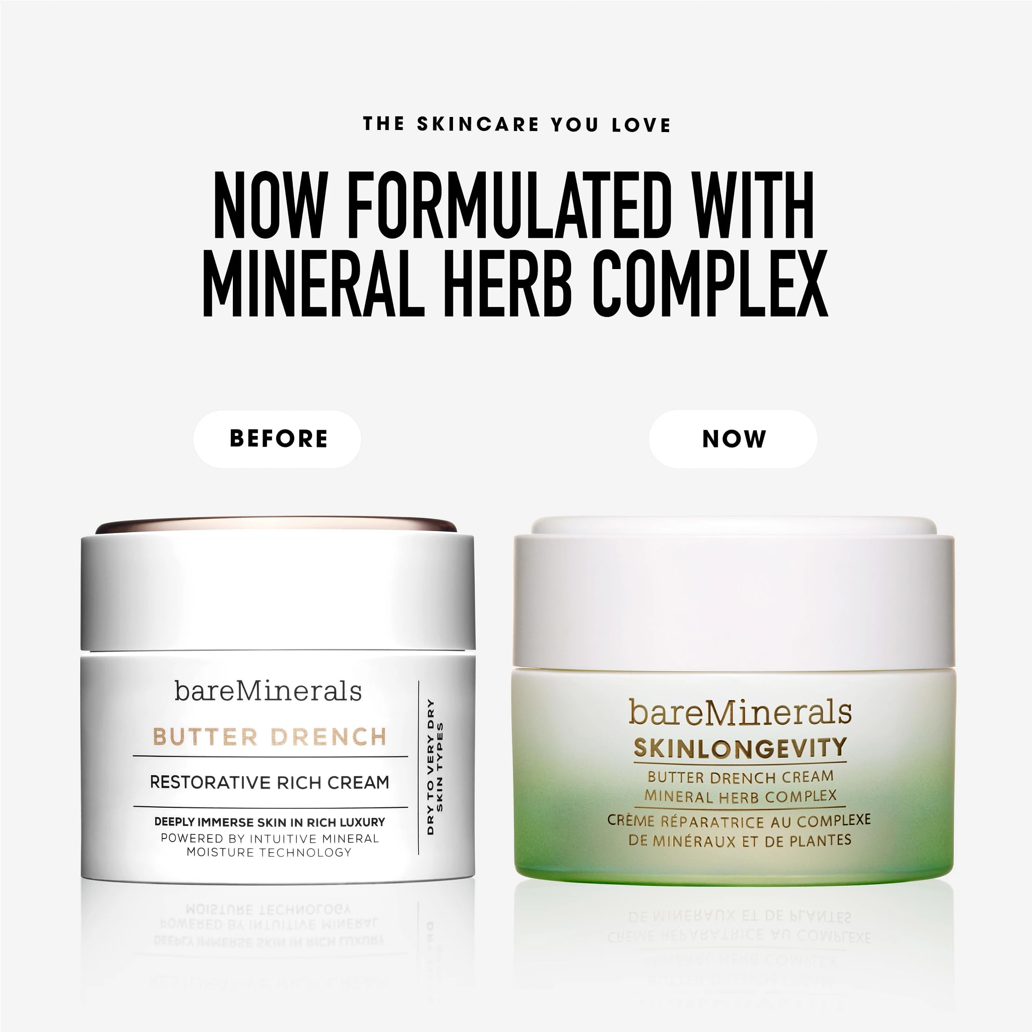 bareminerals Butter Drench morning and night routine shot