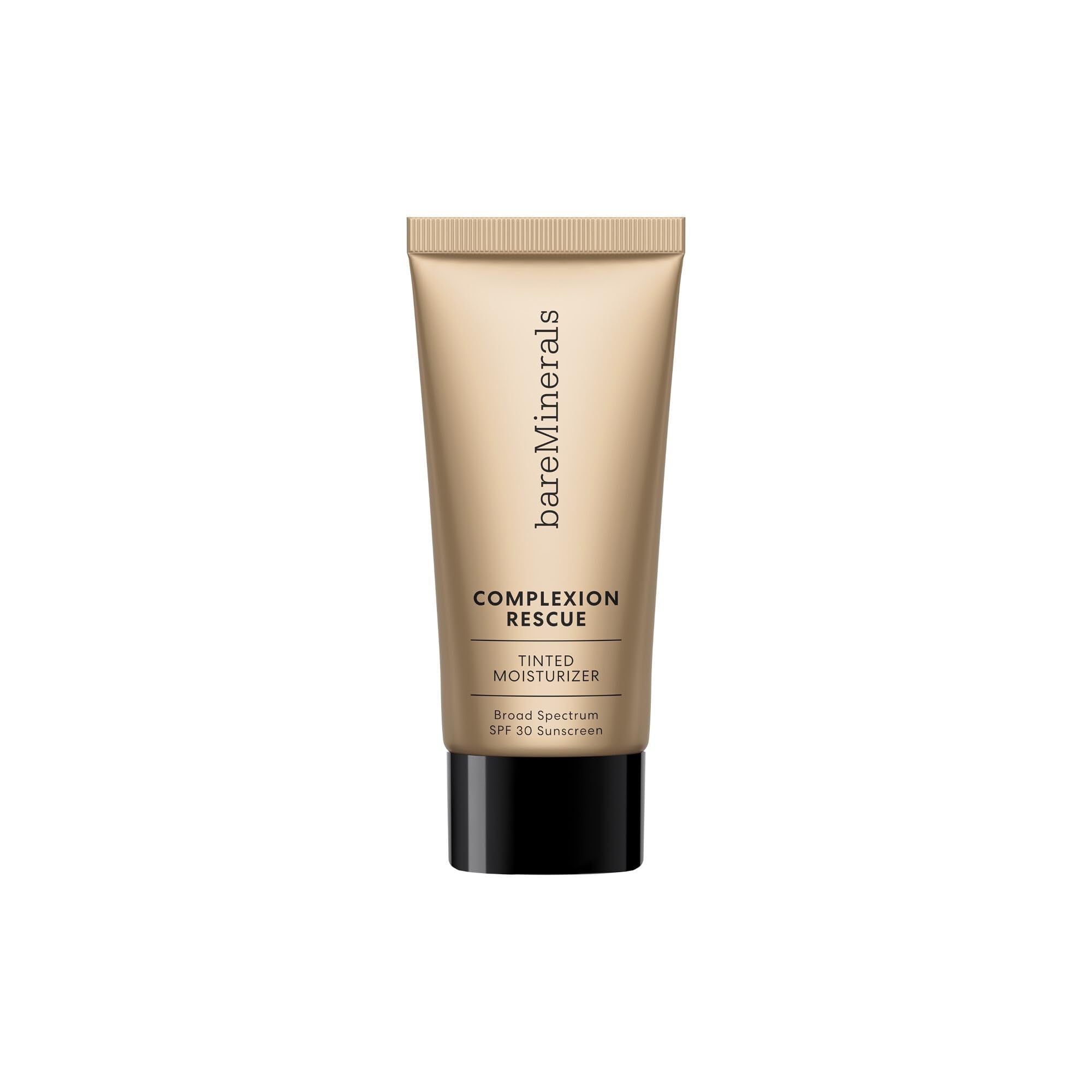 bareMinerals Complexion Rescue travel-size bottle showing SPF 30 protection on the go.