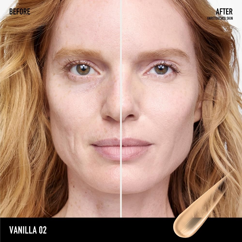 bareMinerals Complexion Rescue Vanilla02 application demo shows easy blend for natural finish.
