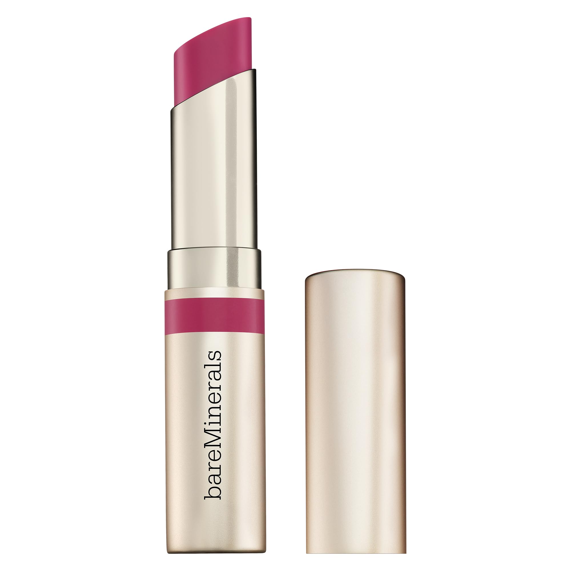 bareMinerals Dewy Lip Gloss-Balm Soul closeup with sheer color and hydration.