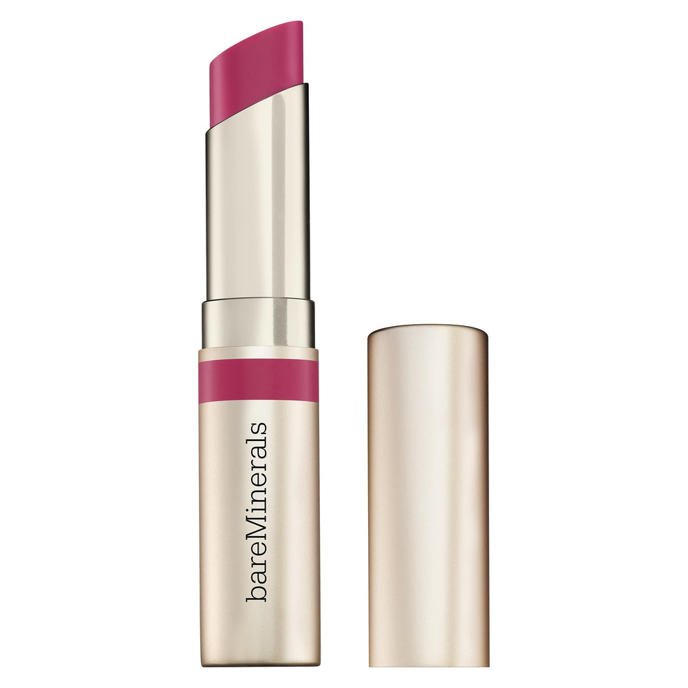 bareMinerals Dewy Lip Gloss-Balm Soul closeup with sheer color and hydration.