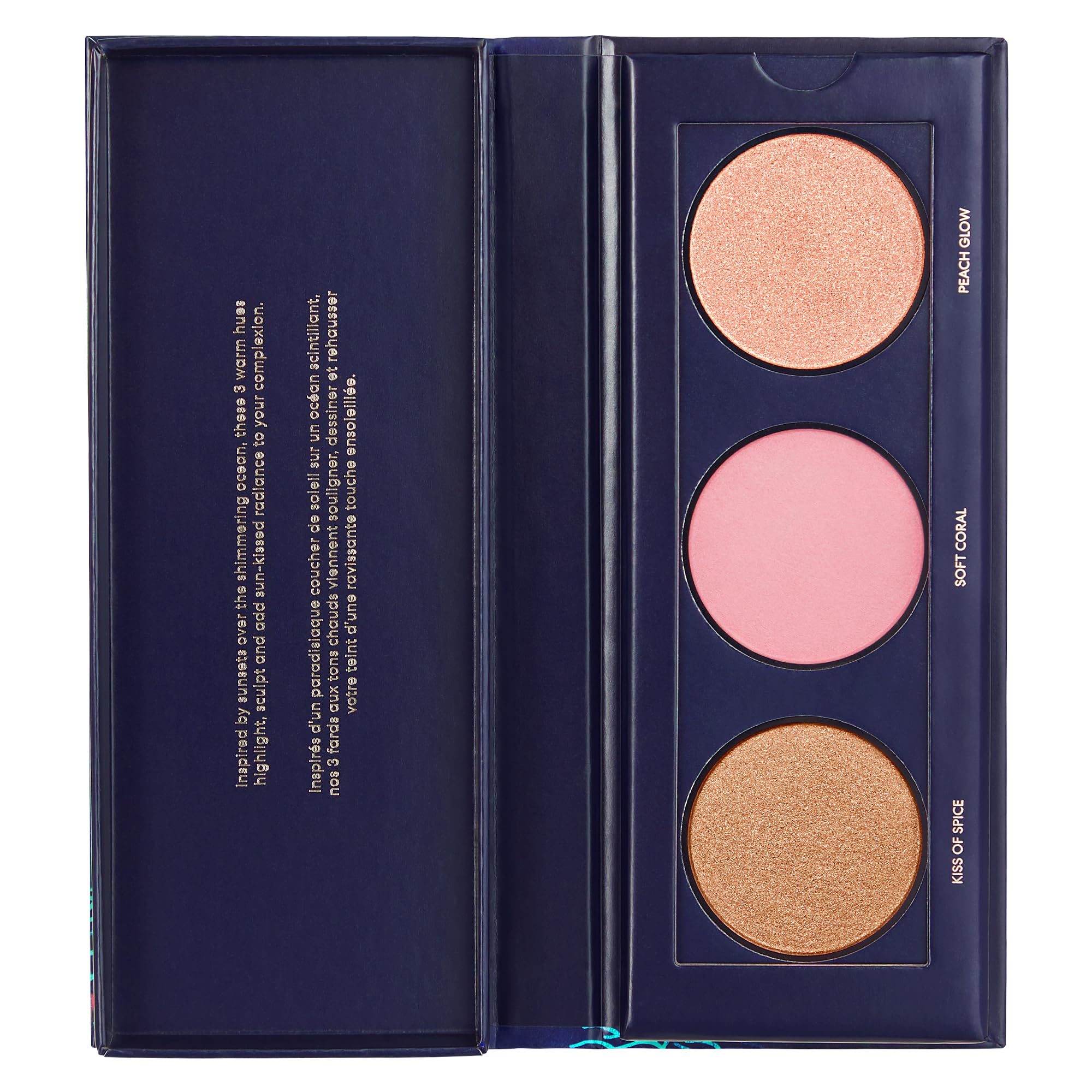 bareMinerals Gen Nude Blonzer holiday glow palette cover with sun-kissed rosy-bronze glow