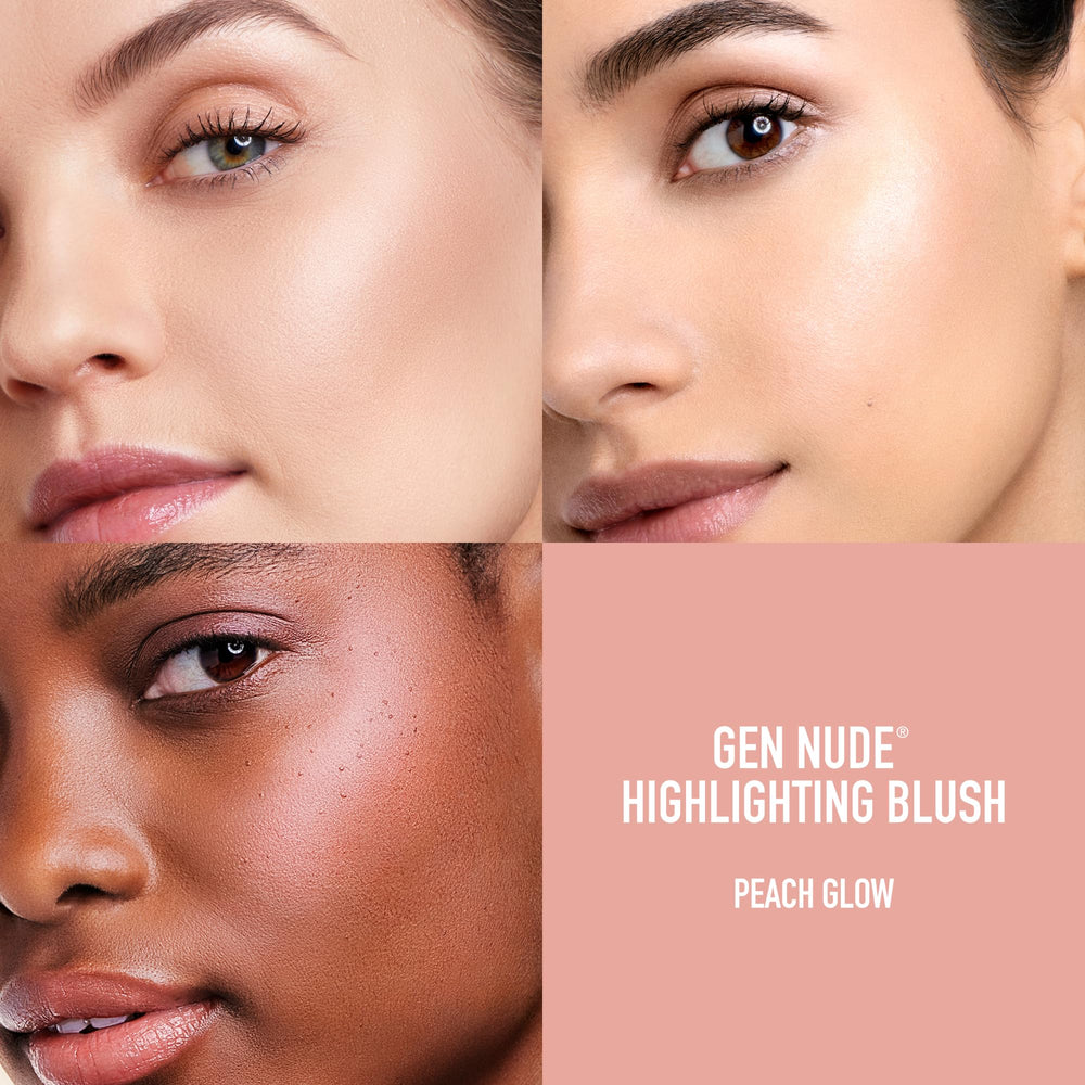 bareMinerals Gen Nude Blonzer palette swatches showing seamless blend and glow