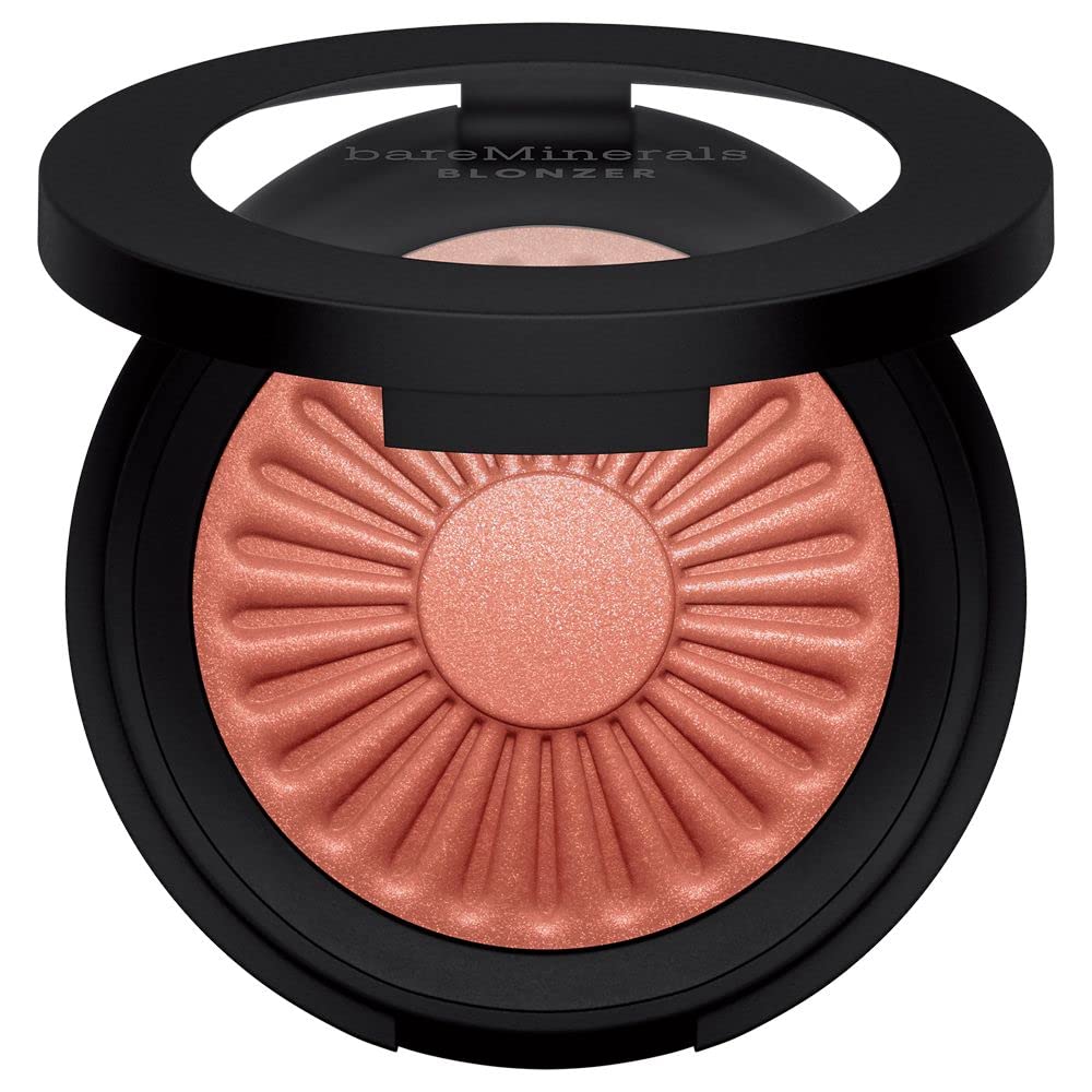 bareMinerals Gen Nude Blonzer Kiss of Copper compact close-up, talc-free rosy-bronze glow for natural warmth