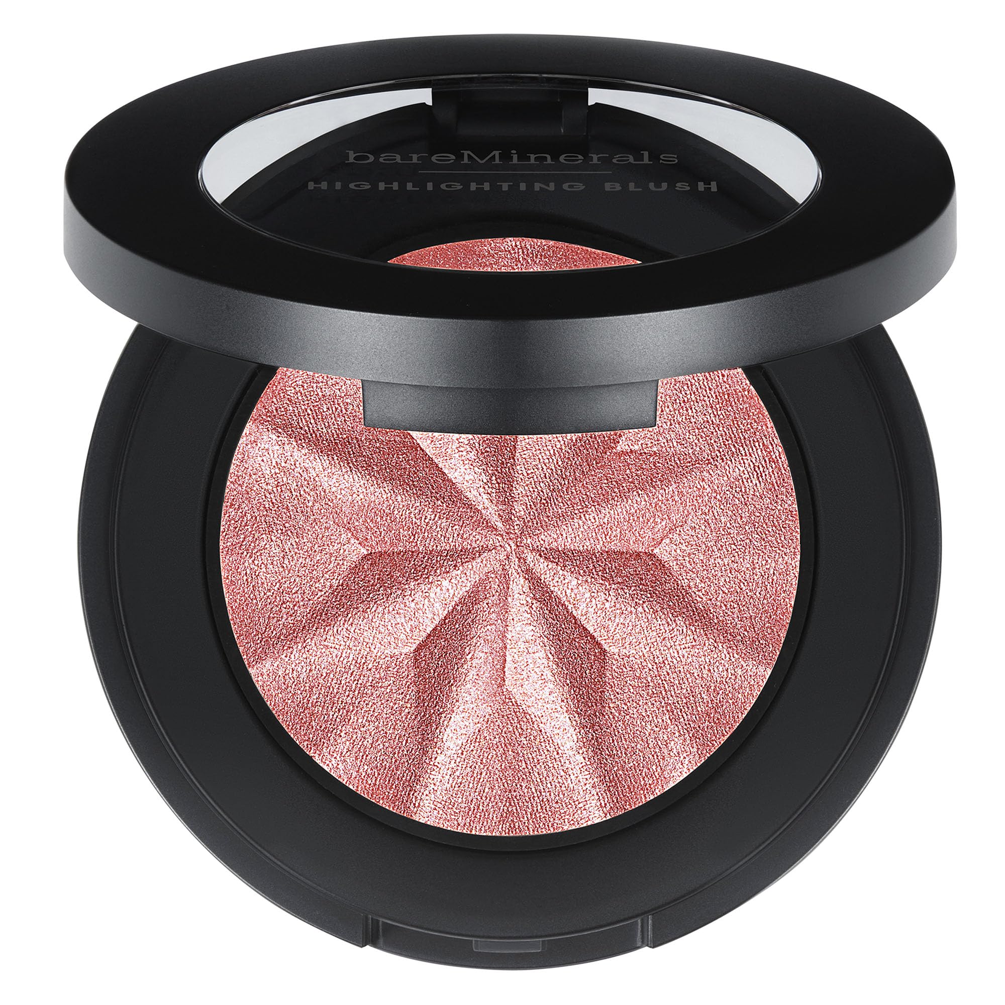 bareMinerals Gen Nude Highlighting Blush Pink Glow compact shows a luminous rosy glow for cheeks