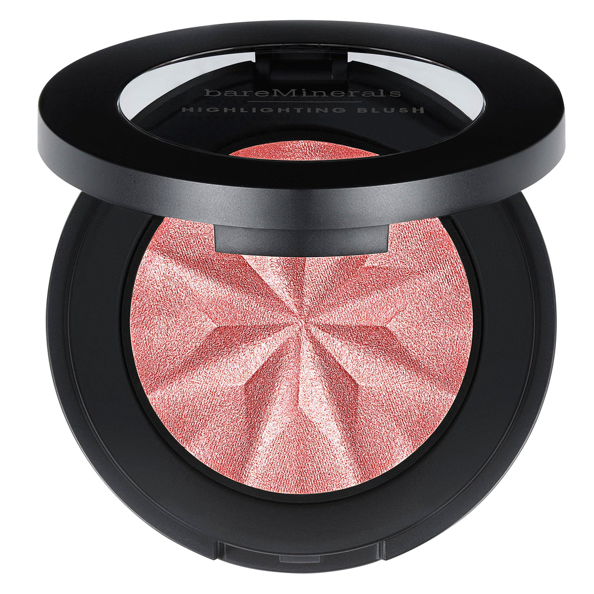 bareMinerals Gen Nude Highlighting Blush Pink Glow compact shows a luminous rosy glow for cheeks