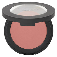 bareMinerals Gen Nude Powder Blush compact closeup showing talc-free formula for natural color