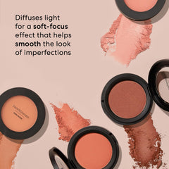 bareMinerals Gen Nude Powder Blush soft-matte finish on skin