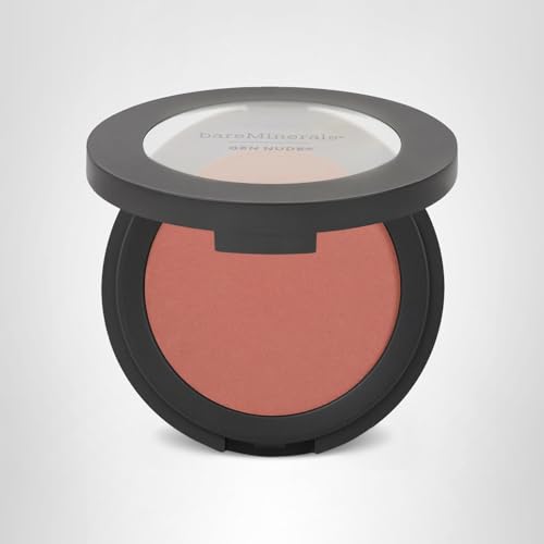 bareMinerals Gen Nude Powder Blush Strike A Rose compact design for on-the-go touch-ups