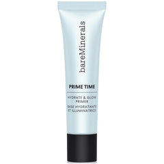 bareMinerals Hydrate & Glow Gel Primer bottle provides hydration for radiant makeup base