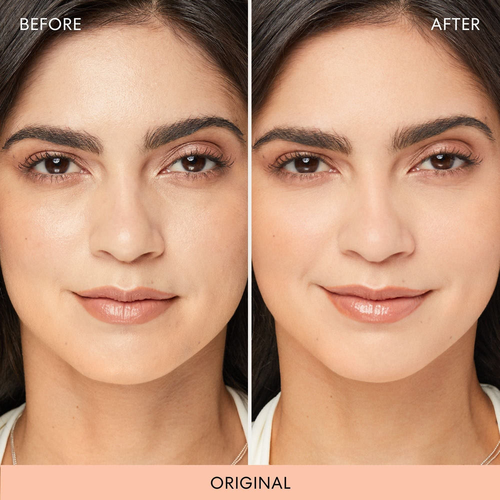 bareMinerals Mineral Veil blur pores for natural airbrushed look.