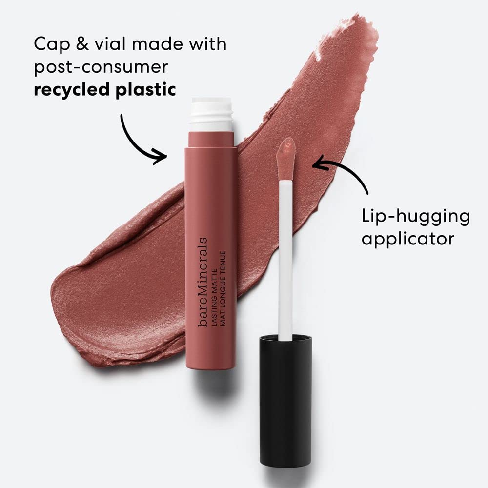bareMinerals Mineralist packaging highlights cruelty-free and vegan formulation.