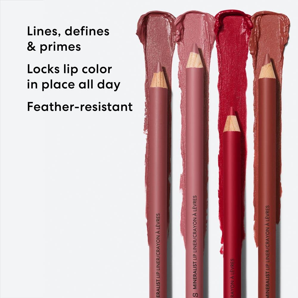 bareminerals Mineralist lip liner smooth-application image highlights effortless glide and precise lines