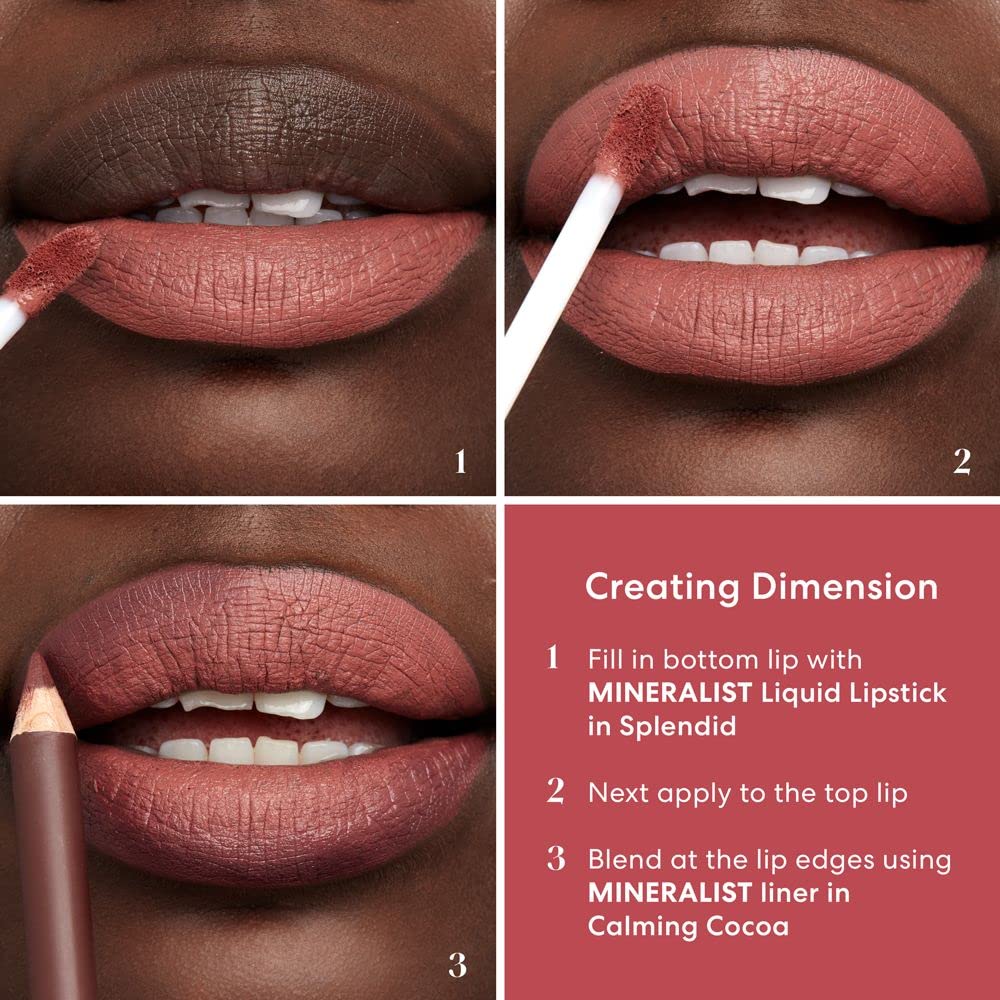 bareMinerals Mineralist application scene emphasizes precise, even color.