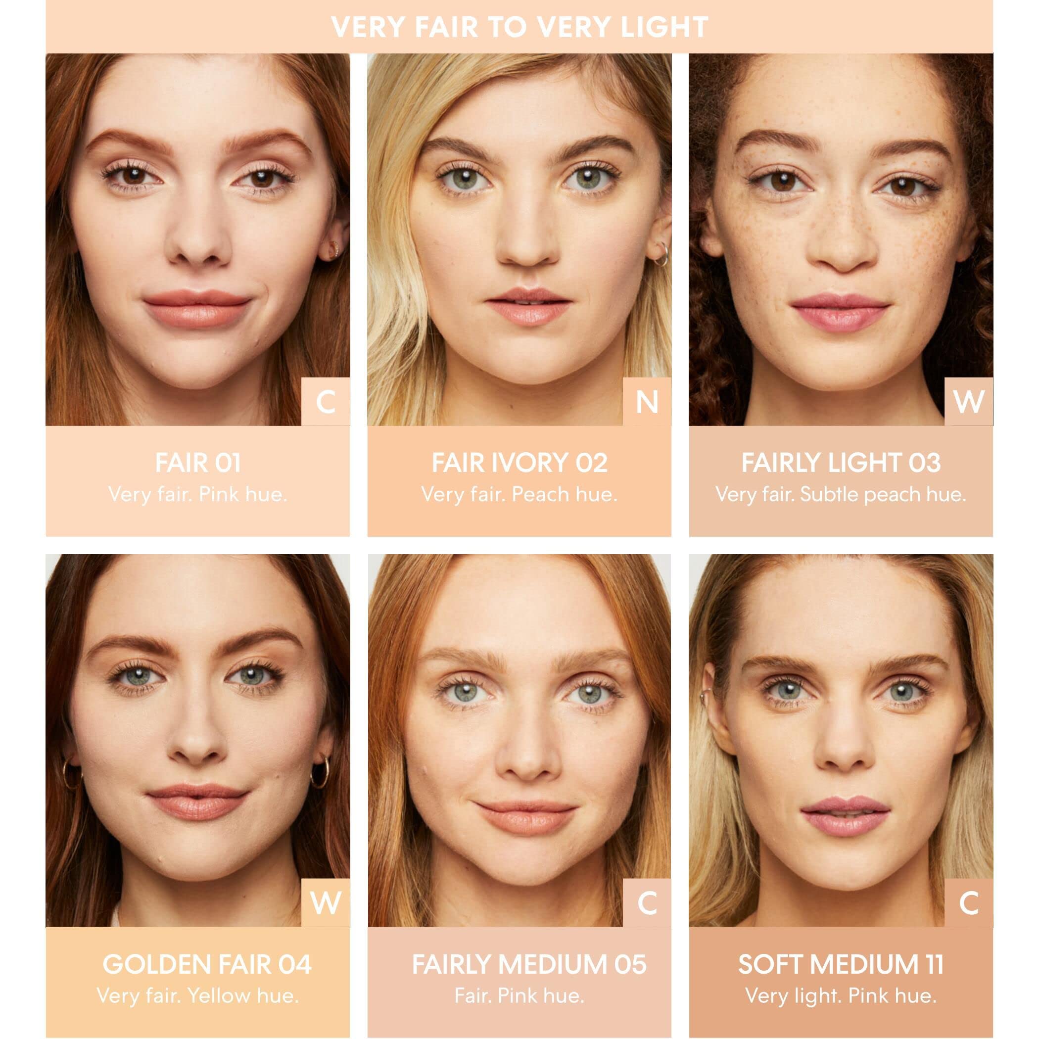 BareMinerals Original Foundation SPF15 talc-free claim visual emphasizing clean formula.