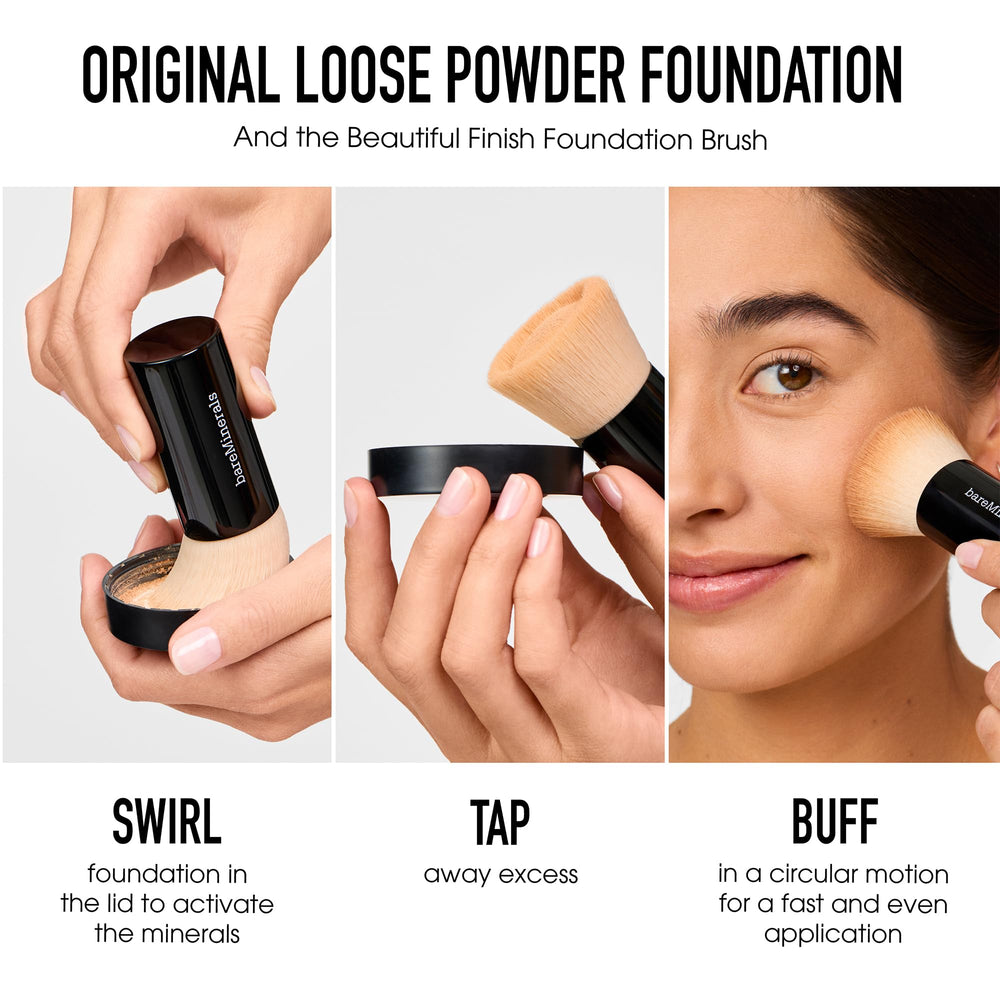 bareMinerals Original Get Started Kit compact case on-the-go makeup solution.