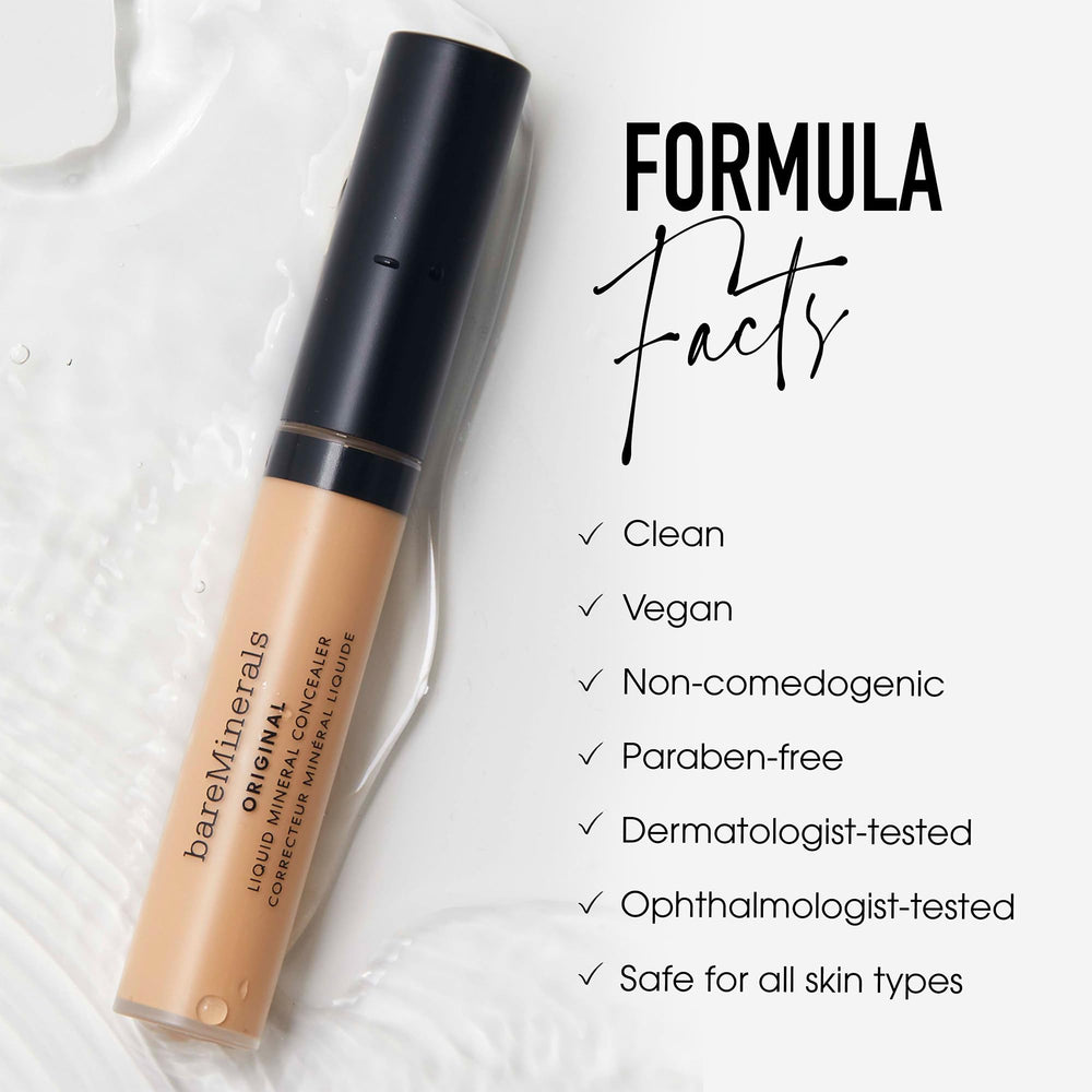 bareminerals original liquid mineral concealer shade-range close-up highlights tone variety