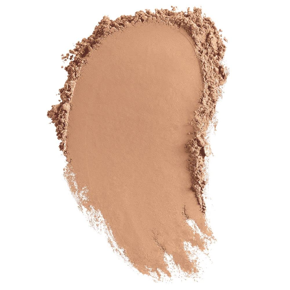 BareMinerals Original Loose Powder Foundation swatch on skin in medium tan 18