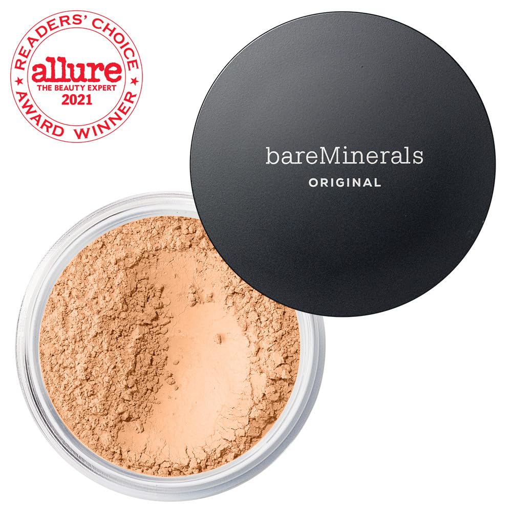 bareMinerals Original Loose Powder Foundation SPF 15 Golden Nude 16 builds coverage evenly