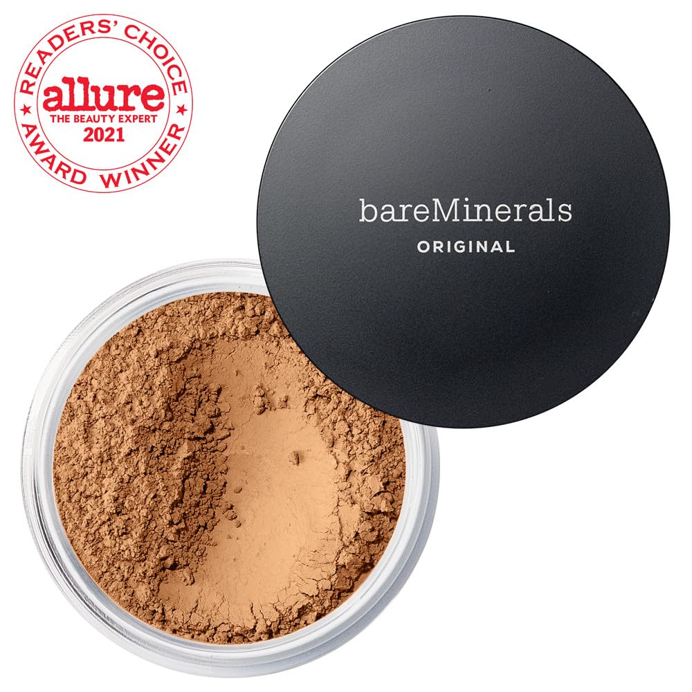 bareMinerals Original Loose Powder Foundation SPF 15 Neutral Tan 21 vegan ingredients support clean beauty.