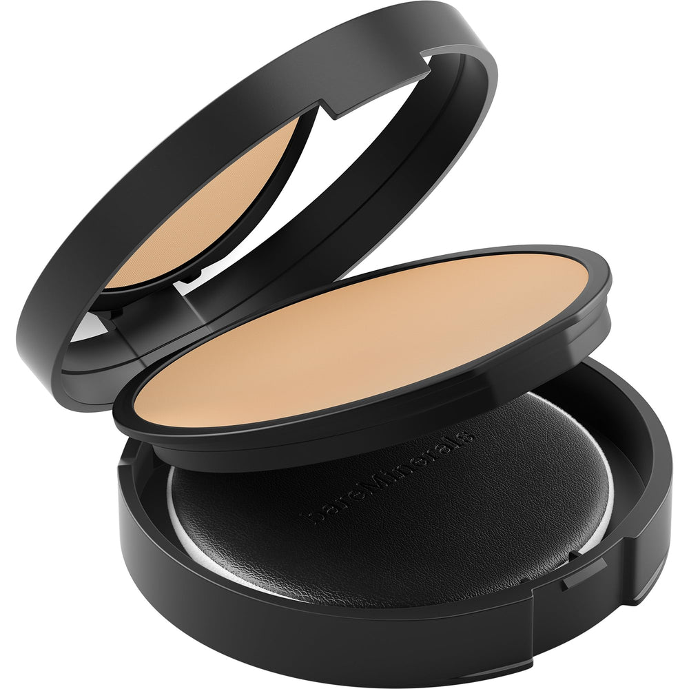 bareMinerals Original Mineral Veil pores visual shows minimized pores over time