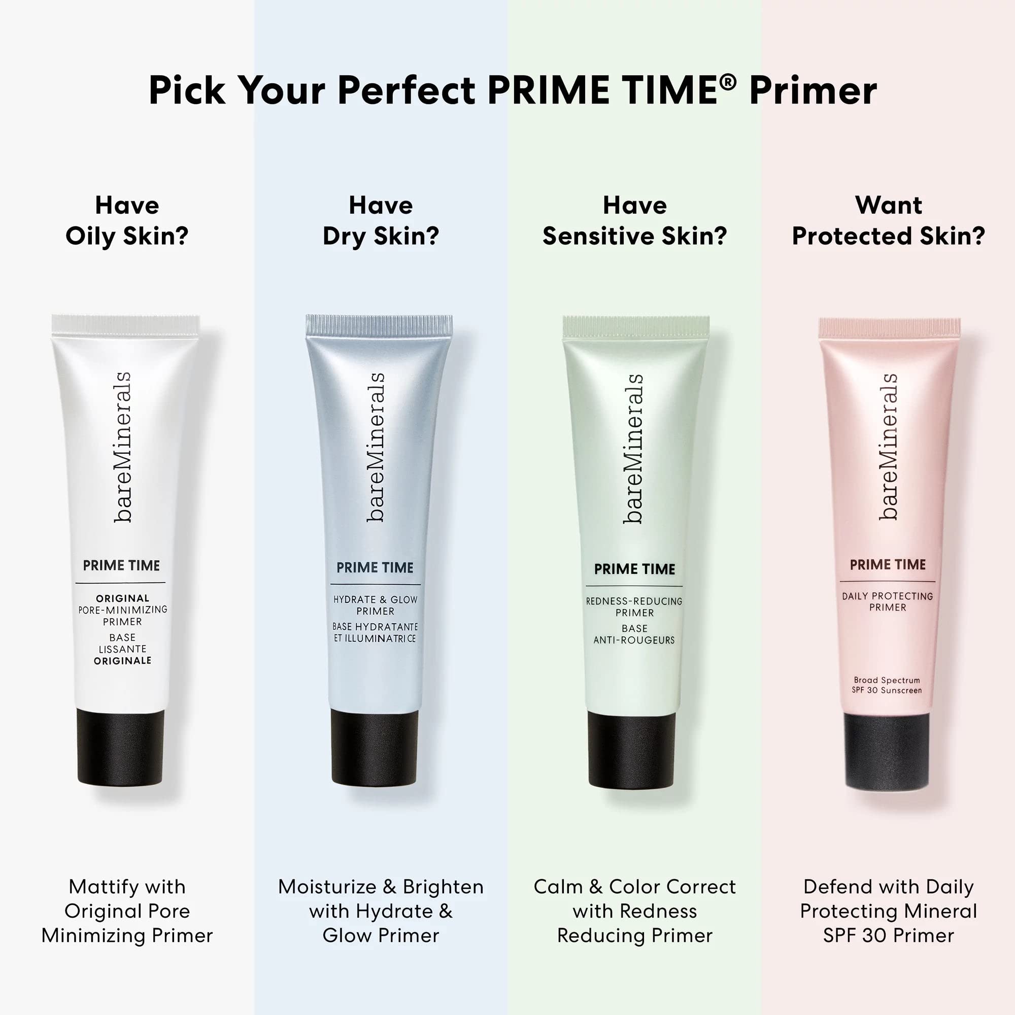 bareMinerals Original Pore-Minimizing Gel Primer dermatologist-tested for sensitive skin