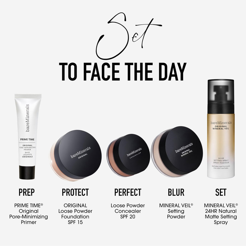 bareminerals original veil alcohol-free formula label highlights skin-friendly benefits