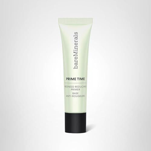 bareMinerals redness reducing gel face primer closeup highlights lightweight texture for even skin.