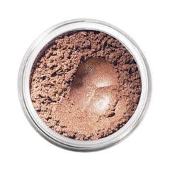 bareMinerals single loose eyeshadow bare skin jar closeup shows creamy texture for easy layering.