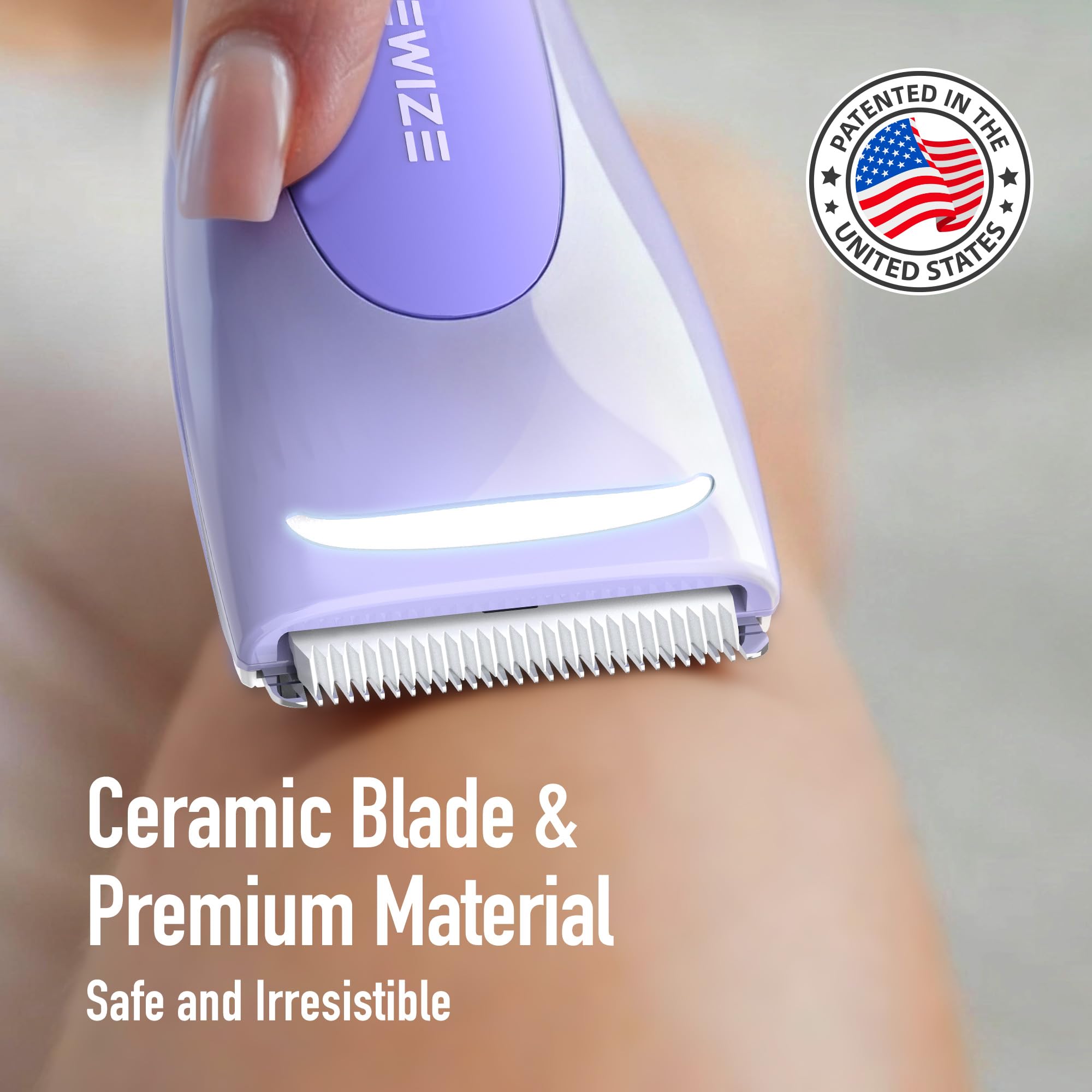 Cordless trimming with 90 minutes of battery life for travel.