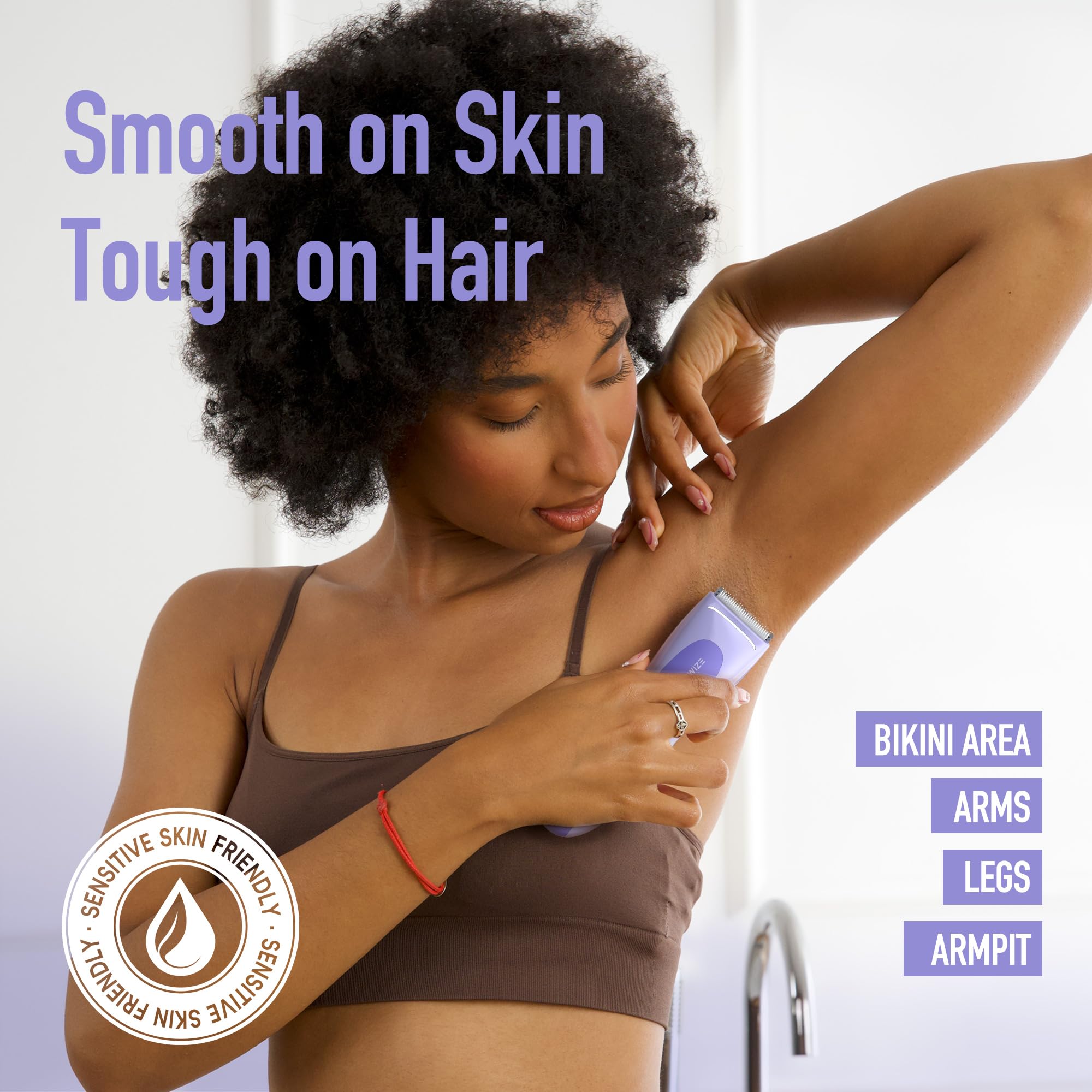 Includes multiple guide combs to customize length.